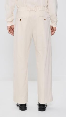 NN07 Men's Kaye Cotton Relaxed Pleated Trousers in Kuwait