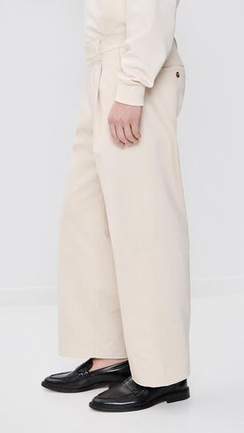 NN07 Men's Kaye Cotton Relaxed Pleated Trousers in Kuwait