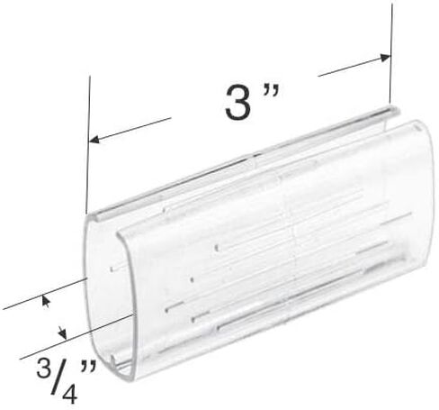 Graber Bali Springs Bottom Rail Hem Grip Handle for Cordless Solar Shades (3 Pack) in Saudi Arabia