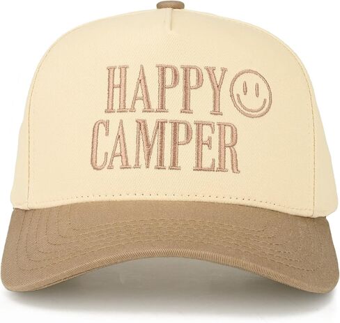 Premium Embroidered Hat | Happy Camper Hat in Kuwait