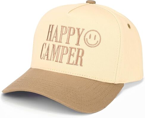 Premium Embroidered Hat | Happy Camper Hat in Kuwait