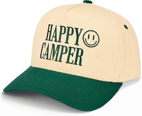Premium Embroidered Hat | Happy Camper Hat in Kuwait