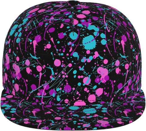 قبعة بيسبول للرجال والنساء، قبعة Snapback ذات حافة مسطحة قابلة للتعديل، قبعة عصرية بنمط الهيب هوب in Kuwait