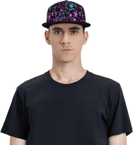 قبعة بيسبول للرجال والنساء، قبعة Snapback ذات حافة مسطحة قابلة للتعديل، قبعة عصرية بنمط الهيب هوب in Kuwait