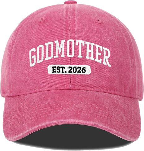 Godparents Proposal Gift, Adjustable Embroidered Baseball Hats for Godfather and Godmother in Saudi Arabia