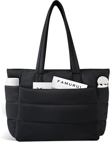 Tote Bag for Women,Lightweight Puffy Tote Bag with Compartments,Daily College Bags,Teacher Nurse Quilted in Saudi Arabia