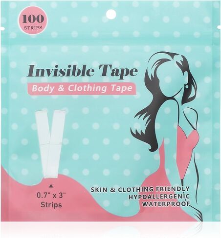 Fashion Double Sided Tape for Clothes Body Tape Strong Adhesive Waterproof Skin Dress Tape in Kuwait