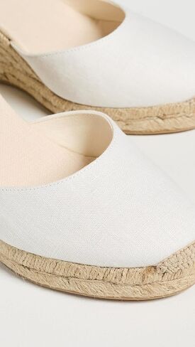 Soludos Women's Marseille Wedge Espadrilles, Oasis White, 8.5 Medium US in Saudi Arabia