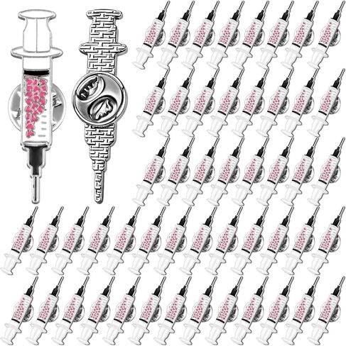 Tondiamo 50 Pcs Nursing Pins Bulk Medical Enamel Lapel Brooch Rn Badge Registered for Nurses Day Gifts Pinning Ceremony Graduation in Kuwait