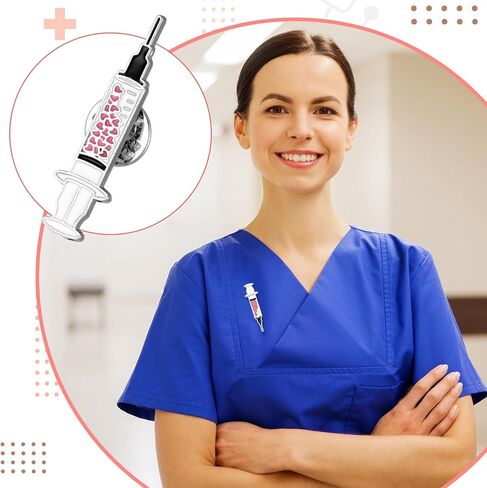 Tondiamo 50 Pcs Nursing Pins Bulk Medical Enamel Lapel Brooch Rn Badge Registered for Nurses Day Gifts Pinning Ceremony Graduation in Kuwait