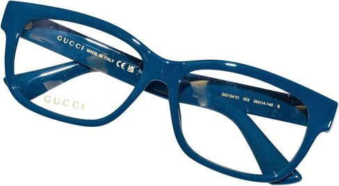 Gucci GG1341O 003 Blue Rectangular 55mm Women's Eyeglasses in Saudi Arabia