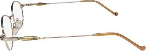 234 Eyeglass Frame/Glasses Full-Rim With Optional Sunglass Clip-Ons [50-17-135, havana/gold] in Saudi Arabia