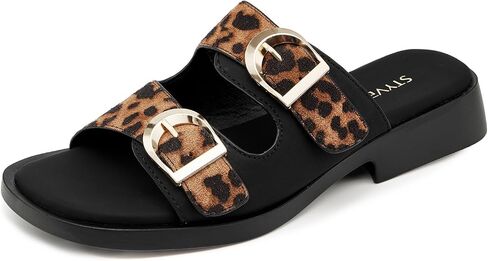 Women’s Flat Slide Sandals with 1.18-Inch Platform – Comfortable Slip On Sandals for Women, Casual Walking Shoes for Summer Beach Vacation Travel, Open Toe Minimalist Fashion Sandals in Saudi Arabia