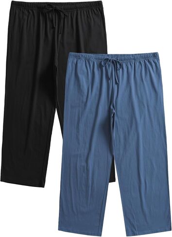 Women's Plus Size Cotton Pajama Pants with Pockets in Saudi Arabia