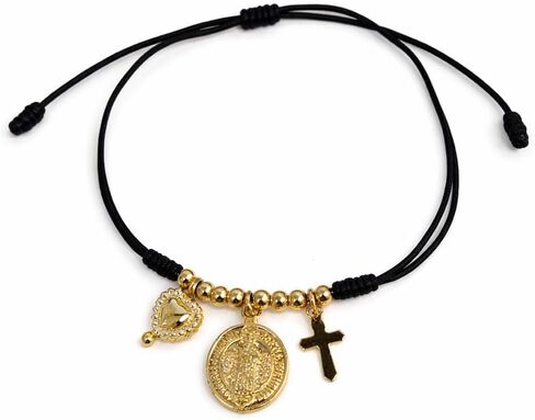 THE CATHOLIC COMPANY Corded Rosary Bracelet, Handmade Adjustable Woven Faith Bracelet for Women & Men in Saudi Arabia