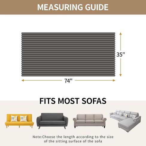 Warmstar Waterproof Couch Cover for Dogs，Fuzzy Pet Couch Covers for Sofa Washable,Non Slip Couch Covers for 3 Cushion Couch Sofa,Soft Sofa Cover Slipcover Pet Frinedly,(Off White, 35" x 74") in Saudi Arabia