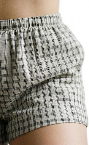 sissycos Women’s 100% Cotton Seersucker Casual Shorts – Elastic Waist Relaxed Fit Lounge Shorts with Side Pockets in Saudi Arabia