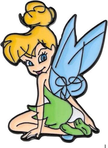 Tinker Cartoon Bell Sitting Character Metal Enamel 1 Inch Tall Pin in Saudi Arabia