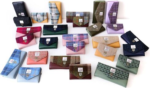Islander HarrisTweed Lady’s Small Clasp Purse L:13cm H:9cm W:4cm, Scottish in Saudi Arabia