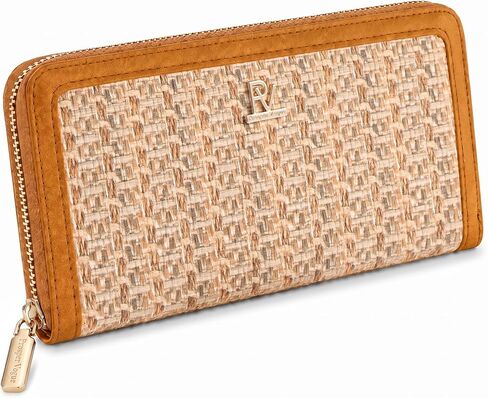 Clutch Wallet For Women, Leather RFID Blocking Wallet Women Large Capacity Credit Card Holder, Womens Billfolds and Wallets Gifts for Women Birthday, Ladies Wallet with Phone Holder, Zip Around in Kuwait