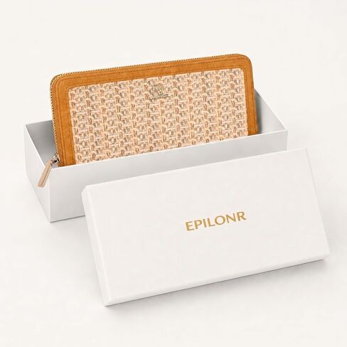 Clutch Wallet For Women, Leather RFID Blocking Wallet Women Large Capacity Credit Card Holder, Womens Billfolds and Wallets Gifts for Women Birthday, Ladies Wallet with Phone Holder, Zip Around in Kuwait