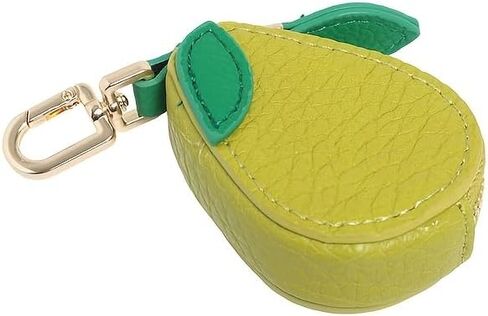 Cute Fruit Shape PU Keychain Coin Purse, Mini AirTag Holder & Small Jewelry Organizer Pouch, Portable Bag Charm for Women, Avocado Strawberry Pendant, Multi-Functional Coin Storage Bag in Kuwait