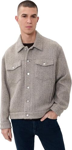 سترة FRAME للرجال من Tweed Trucker in Kuwait