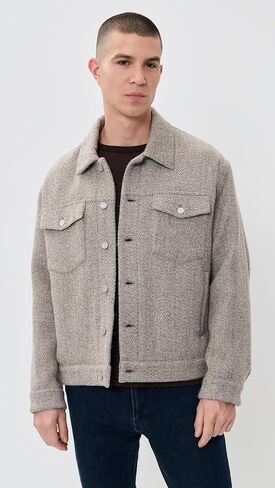 سترة FRAME للرجال من Tweed Trucker in Kuwait