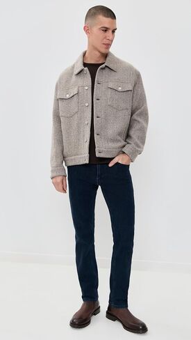 سترة FRAME للرجال من Tweed Trucker in Kuwait