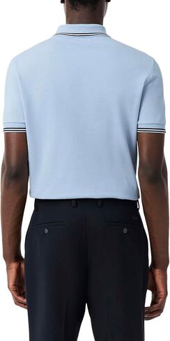 Lacoste Mens Smart Paris Regular Fit Contrast Neck Polo Shirt in Saudi Arabia