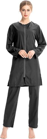 Plus Size Muslim Swimsuits Long Sleeve Islamic Swimwear Full Coverage Swimsuits for Women 2 PCS Set Burkini in Saudi Arabia