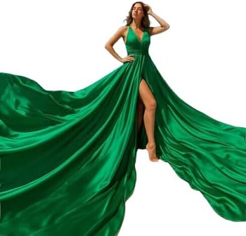 Long Flying Dress for Photoshoot Asymmetrical Flying Dress Made-to-Order Infinity Dress Photoshoot Flowing Beach Dress Dramatic Flowy Dresses Rose Gold in Kuwait
