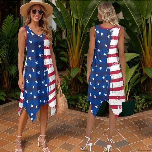 TOADDITDO Sleeveless Sundresses for Women Summer Flowy Midi Dress and Mens Button Down Shirts Matching Couples Outfits in Saudi Arabia
