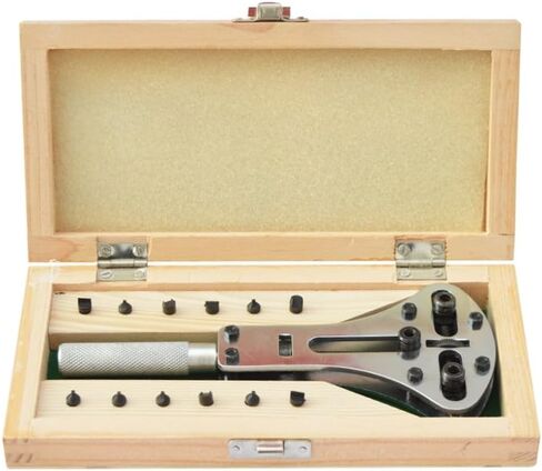 Jumbo Waterproof Watch Jaxa Type Case Opener with Wooden Box Capacity 19-60mm in Saudi Arabia