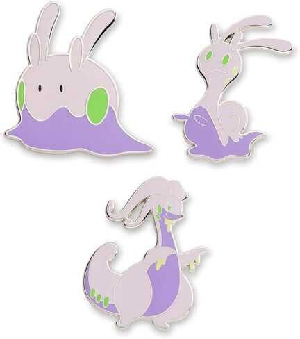 Pokémon Center: Goomy, Sliggoo & Goodra Pokémon Pins (3-Pack) in Kuwait