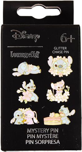 Loungefly Stitch & Angel Cherry Blossom Mystery Box Pin (One Pin) in Kuwait