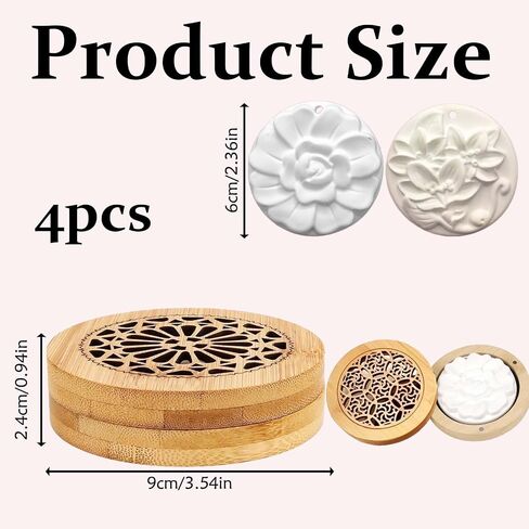 4Pcs Aroma Stone Set, Passive Diffuser, Passive Diffusers for Essential Oils Suitable for Create a Spatial Atmosphere in Saudi Arabia