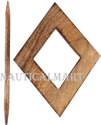 Decorative Wooden Curtain Tiebacks Set of 2 Window Treatment Holdbacks Drape Binds Hand Carved with Rustic Finish Home Decor in Saudi Arabia