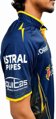 IPL Cricket Jersey 2026 – GT Pro Style Performance T-Shirt, Moisture-Wicking, Breathable Athletic Fit Sports Tee in Kuwait