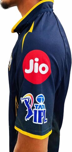 IPL Cricket Jersey 2026 – GT Pro Style Performance T-Shirt, Moisture-Wicking, Breathable Athletic Fit Sports Tee in Kuwait
