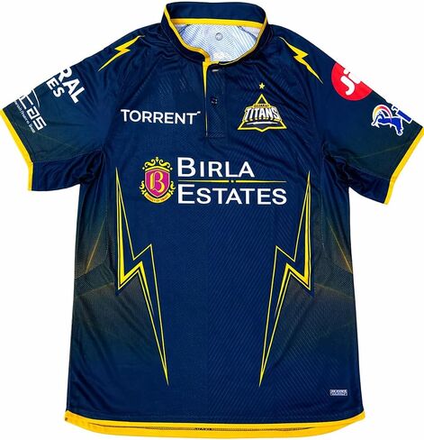 IPL Cricket Jersey 2026 – GT Pro Style Performance T-Shirt, Moisture-Wicking, Breathable Athletic Fit Sports Tee in Kuwait