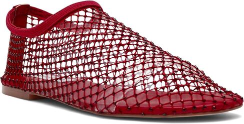 Steve Madden Women's Mino Ballet Flat, Cherry Red Rhinestone, 7 in Kuwait