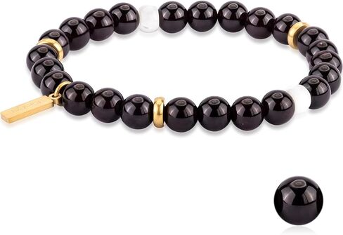 Natural Garnet Crystal Bracelet for Women & Men – Handmade Gemstone Beaded Stretch Bracelet, Polished Red Garnet Jewelry Gift, Root Chakra Stone for Confidence & Courage in Kuwait