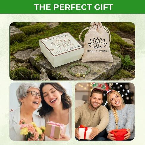 Green Jade Bracelet For Women, Natural Real Jade Flower “Fu" Character Bracelet, Jade Bead Elastic Bracelet Bring Good Luck and Fortune, Lucky Fengshui Jewelry Gift for Mother's Day, Suit for 5.5 - 6.3" in Saudi Arabia