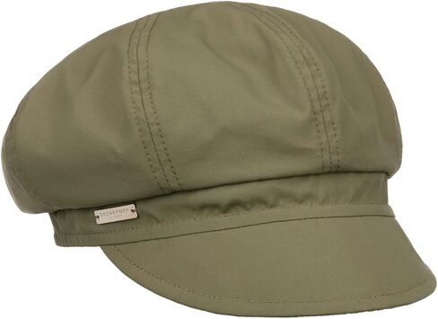 Seeberger Rainy Day Newsboy Cap Women Olive One Size in Saudi Arabia