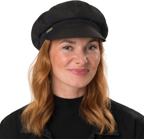 Seeberger Rainy Day Newsboy Cap Women Olive One Size in Saudi Arabia