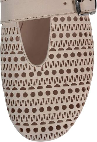Jeffrey Campbell Shelly-LSR Women Shoes Natural 6.5 in Saudi Arabia