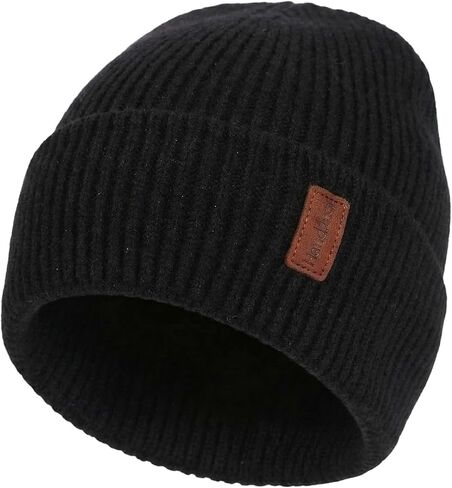 HandZest Ribbed Knit Beanie Men Women, Lightweight Breathable Spring Fall Soft Stretchy Daily Outdoor Skull Cap, One Size in Saudi Arabia