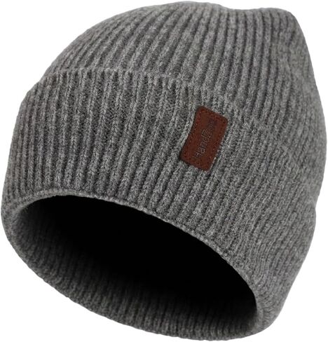 HandZest Ribbed Knit Beanie Men Women, Lightweight Breathable Spring Fall Soft Stretchy Daily Outdoor Skull Cap, One Size in Kuwait