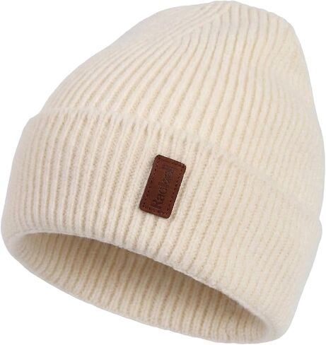 HandZest Ribbed Knit Beanie Men Women, Lightweight Breathable Spring Fall Soft Stretchy Daily Outdoor Skull Cap, One Size in Kuwait